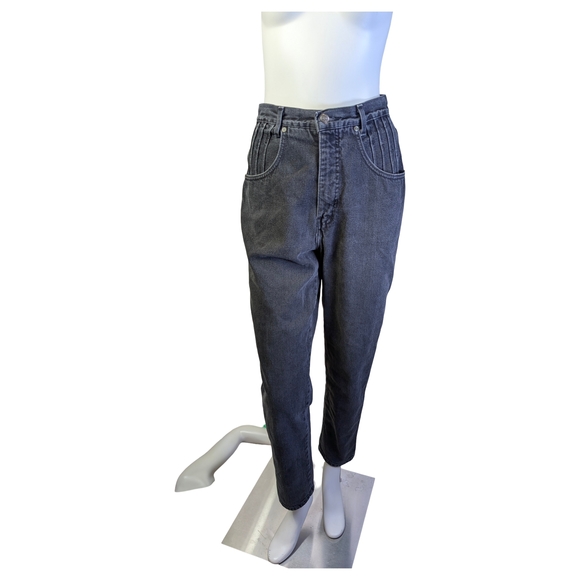 Vintage Denver Hayes Western High Rise Black Jeans | Made in Canada | 27" Waist - Picture 8 of 10